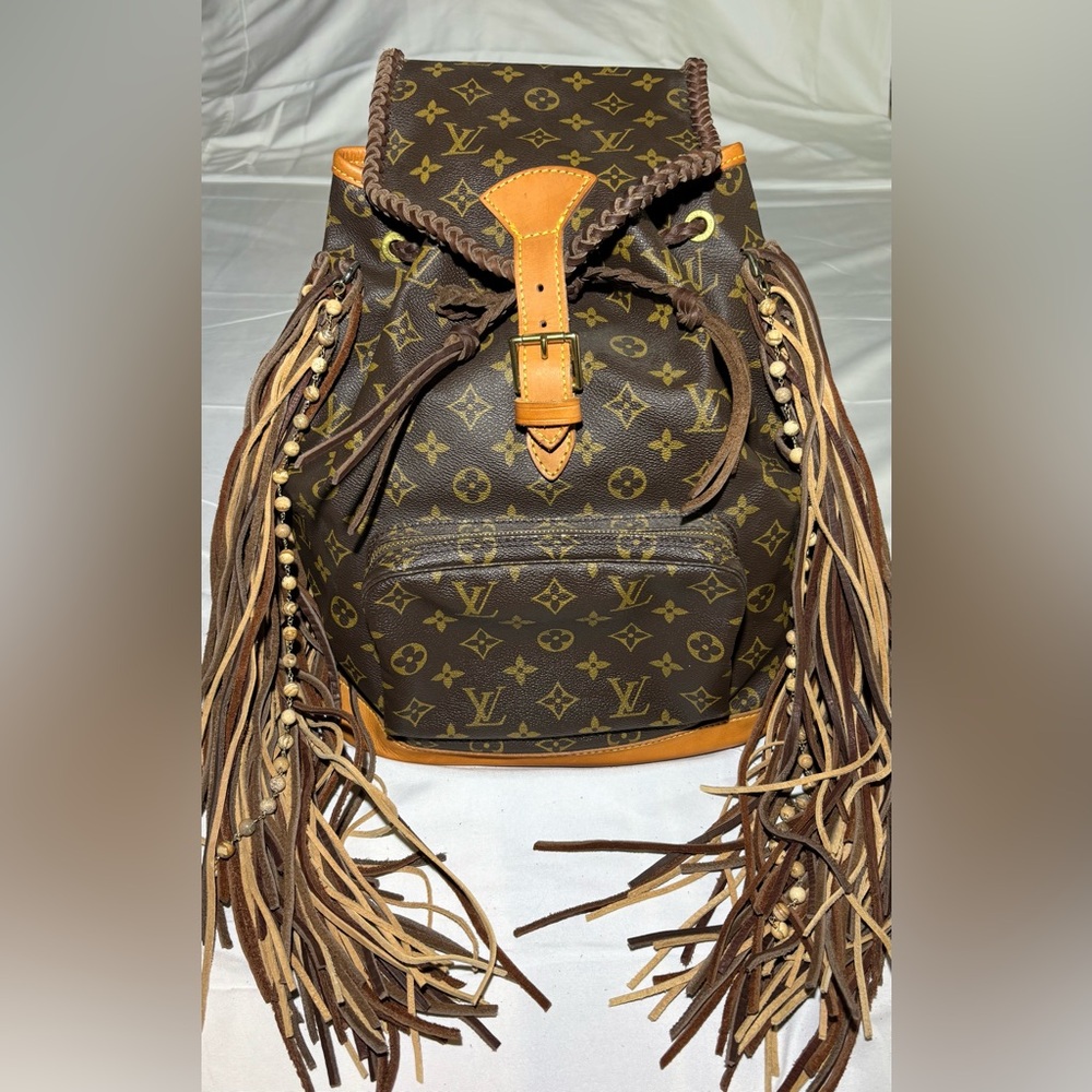 Vintage Boho- Louis Vuitton Backpack